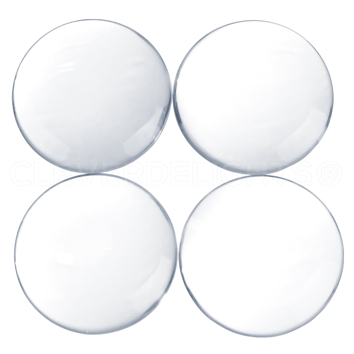 CleverDelights 18mm (11/16) Round Glass Cabochons