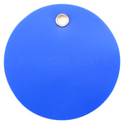 Blue Plastic Tags - 2" Round