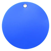 Blue Plastic Tags - 3" Round