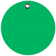 Green Plastic Tags - 3" Round