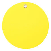 Yellow Plastic Tags - 3" Round