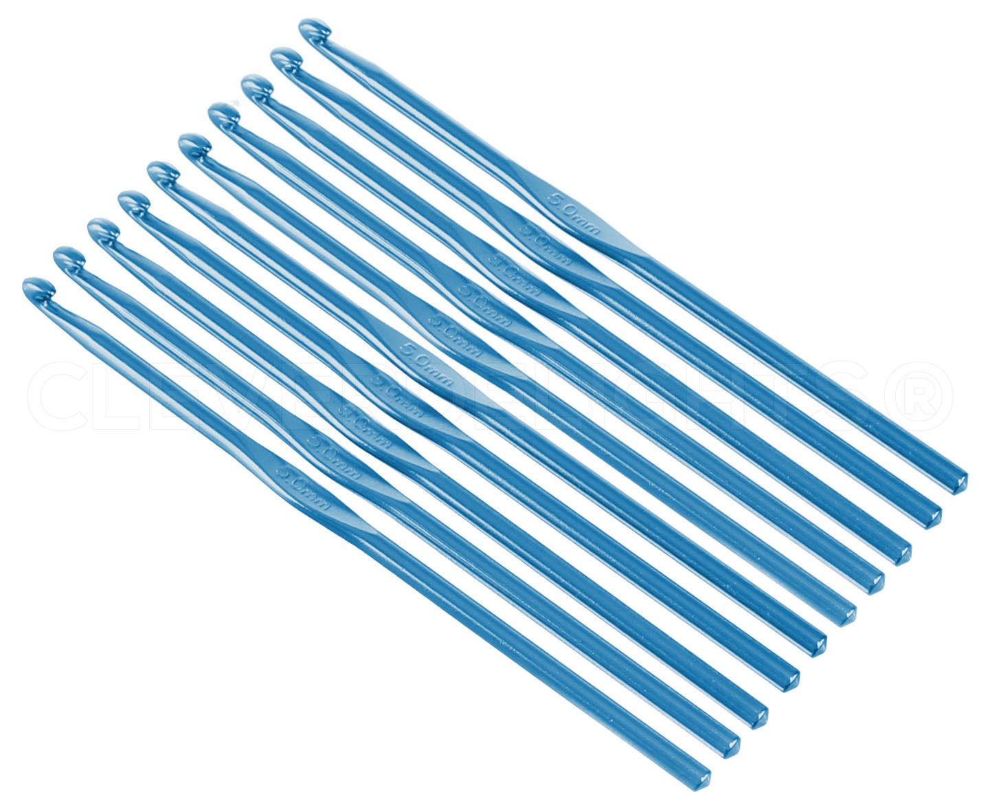 5mm Aluminum Crochet Hooks (US Size H-8)
