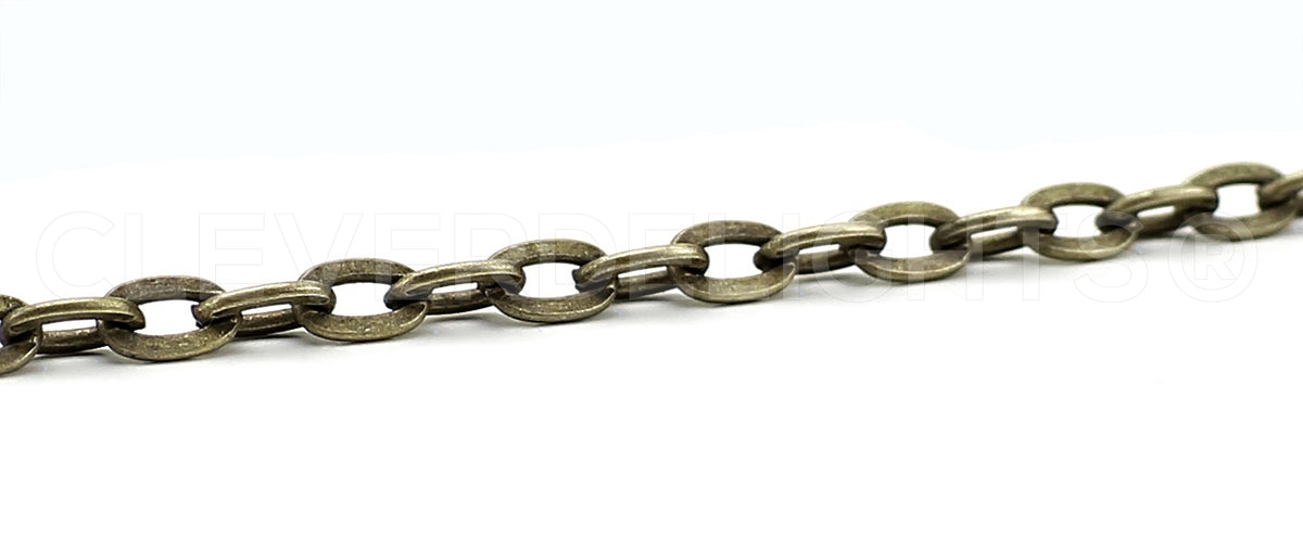 Antique bronze deals chain