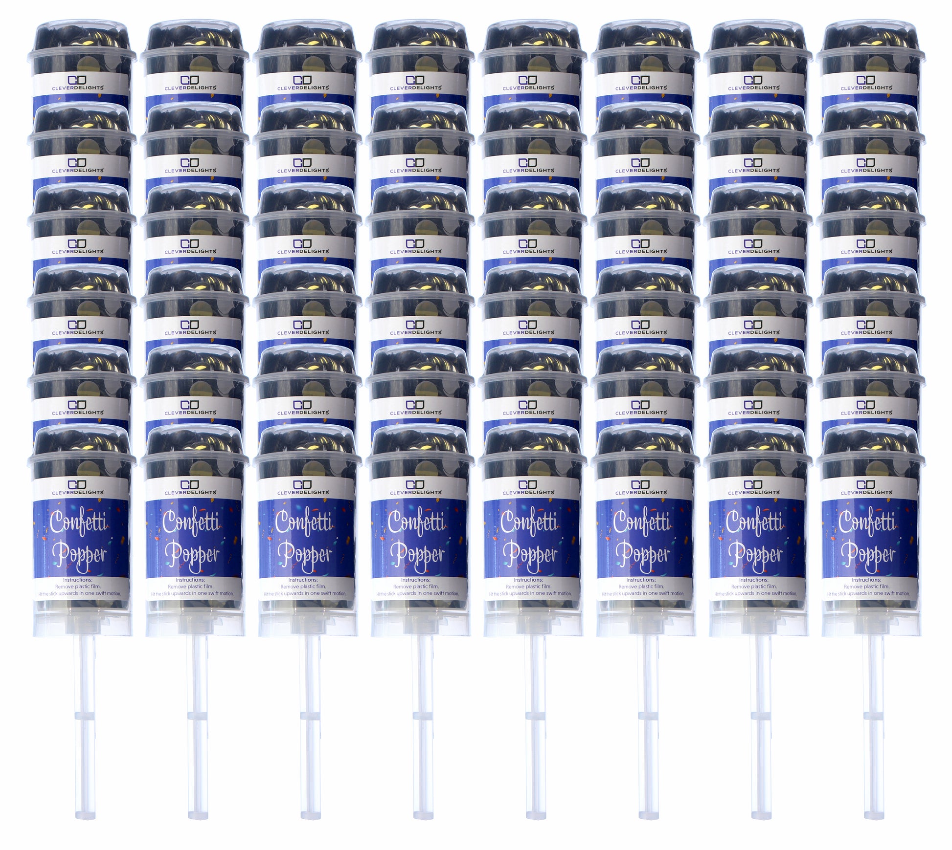 Confetti Poppers - Metallic Colors
