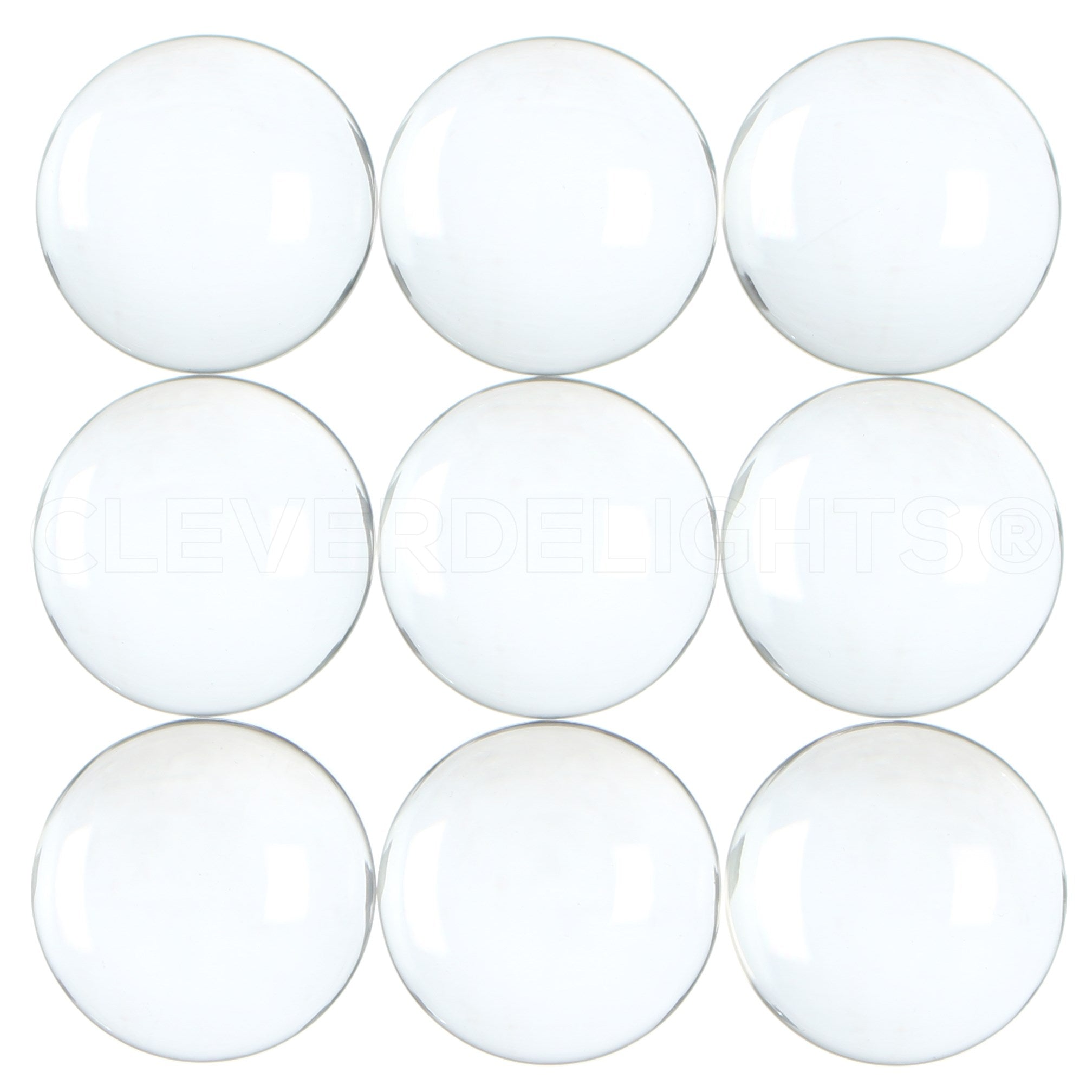 12 Vintage Grey Acrylic 28mm Smooth Round Cabochons – Flat Back For Jewelry Making
