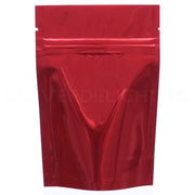 Glossy Red Stand-Up Pouches - 2oz - 4" x 6" x 2"