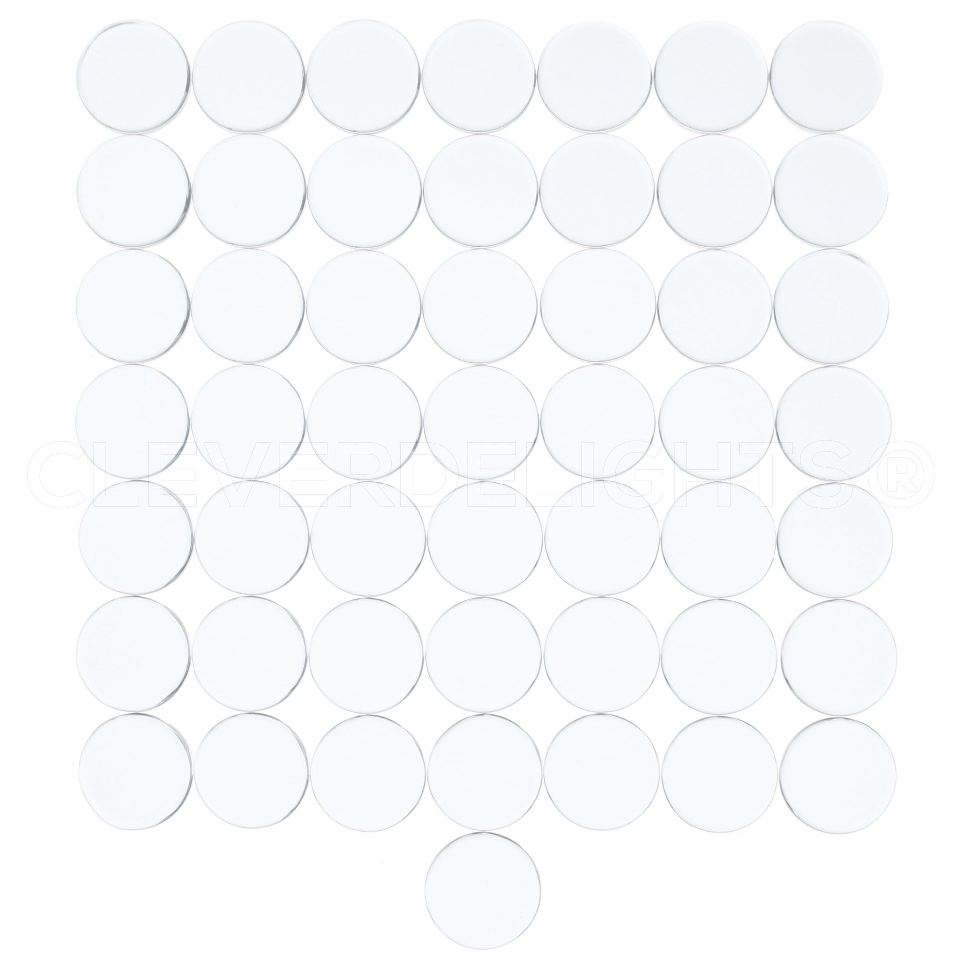 14mm (9/16") Round Glass Tiles
