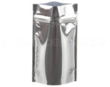 Silver Stand-Up Pouches - 4oz - 5" x 8" x 2.5"