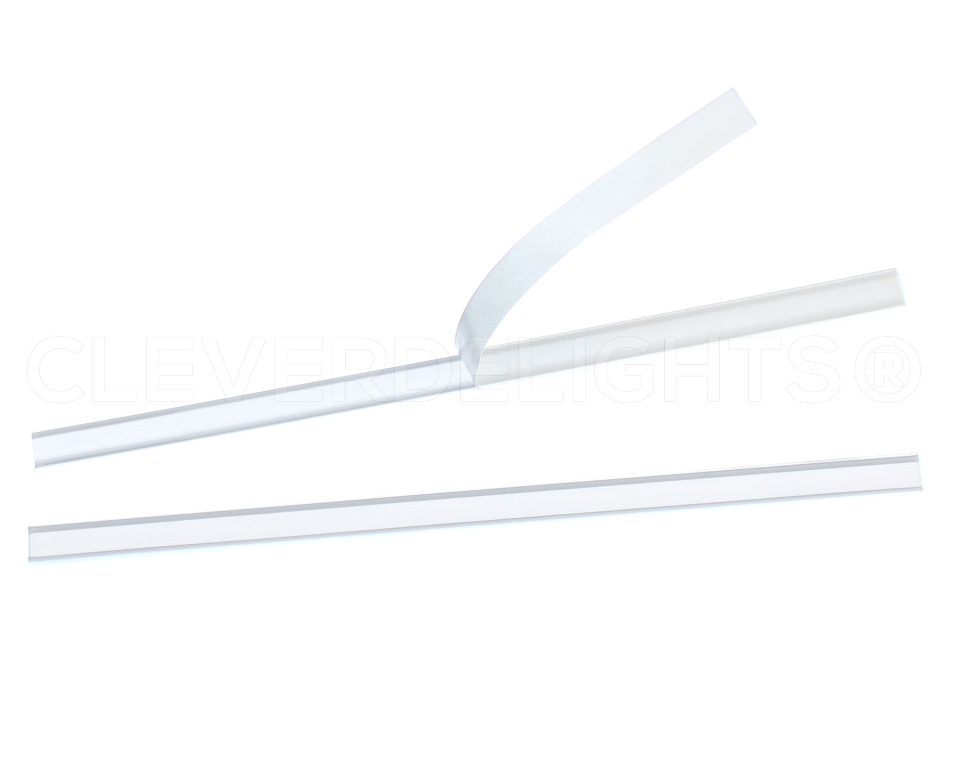 Peel and Stick Tin Ties - 7" - White