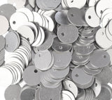 1/2" Raw Aluminum Stamping Blanks - 2mm Hole - 22 Gauge (.025")