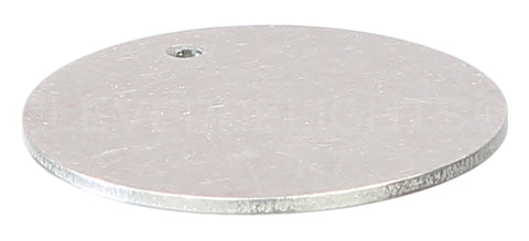 1 1/2" Raw Aluminum Stamping Blanks - 3mm Hole - 14 Gauge