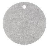 1 1/2" Raw Aluminum Stamping Blanks - 3mm Hole - 14 Gauge