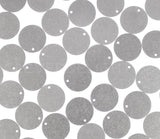 1 1/2" Raw Aluminum Stamping Blanks - 3mm Hole - 14 Gauge