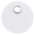 White Plastic Tags - 1" Round