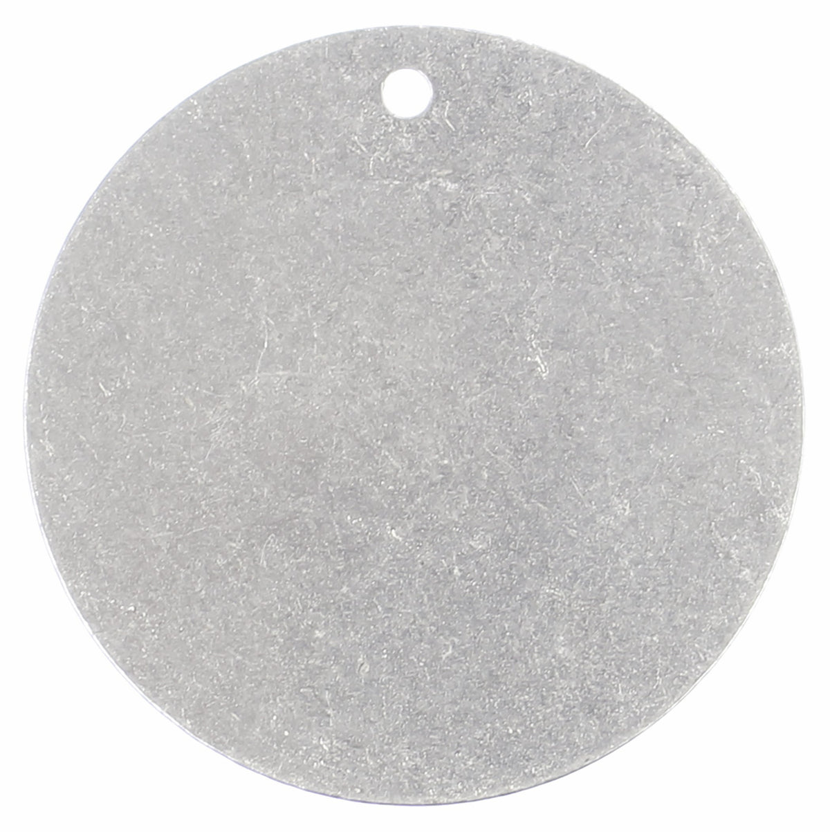 2" Raw Aluminum Stamping Blanks - 3mm Hole - 14 Gauge (.063")