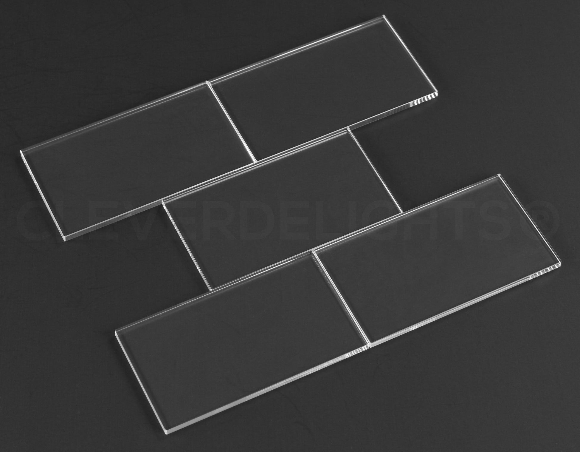 2" x 3.5" Rectangle Glass Tiles