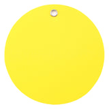 Yellow Plastic Tags - 3" Round