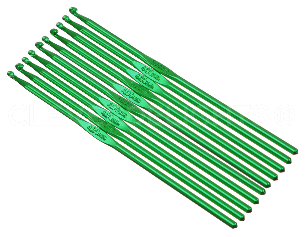 4mm Aluminum Crochet Hooks (US Size G-6)