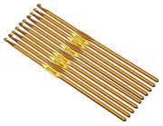 Size G (Size 6) Aluminum Crochet Hooks - 4mm Diameter
