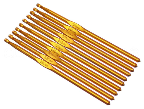 5.5mm Aluminum Crochet Hooks (US Size I-9)