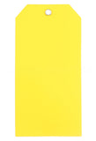 Yellow Plastic Tags - 4.75" x 2.375"