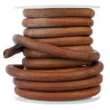 6mm (1/4") Leather Round Cord - Brown