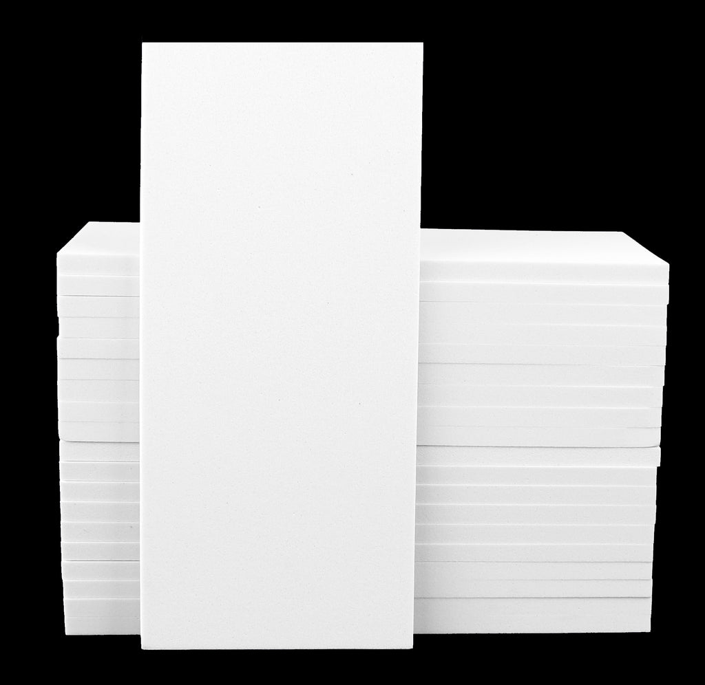 Thick Craft Foam Sheets - White - 7.25" x 3.25"