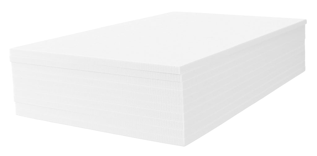 Thick Craft Foam Sheets - White - 8" x 11"