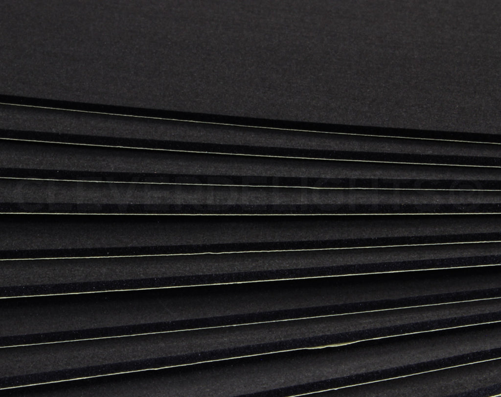 Craft Foam Sheets - Black - 8" x 12"