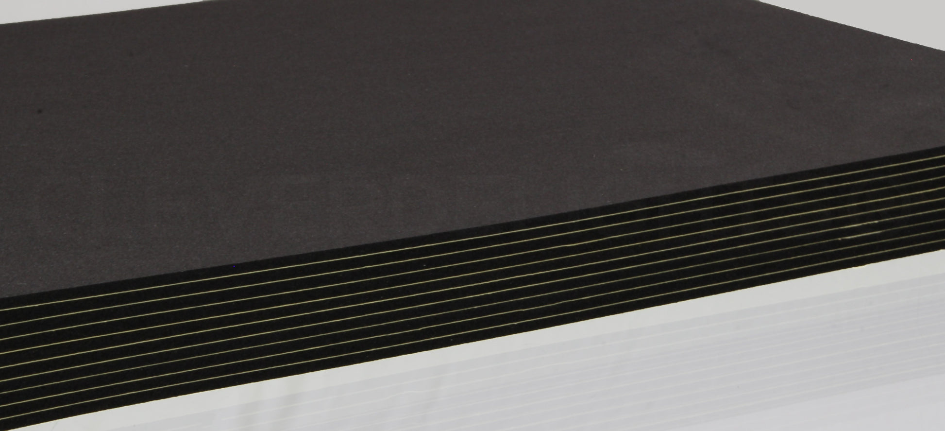 Craft Foam Sheets - Black - 8" x 12"