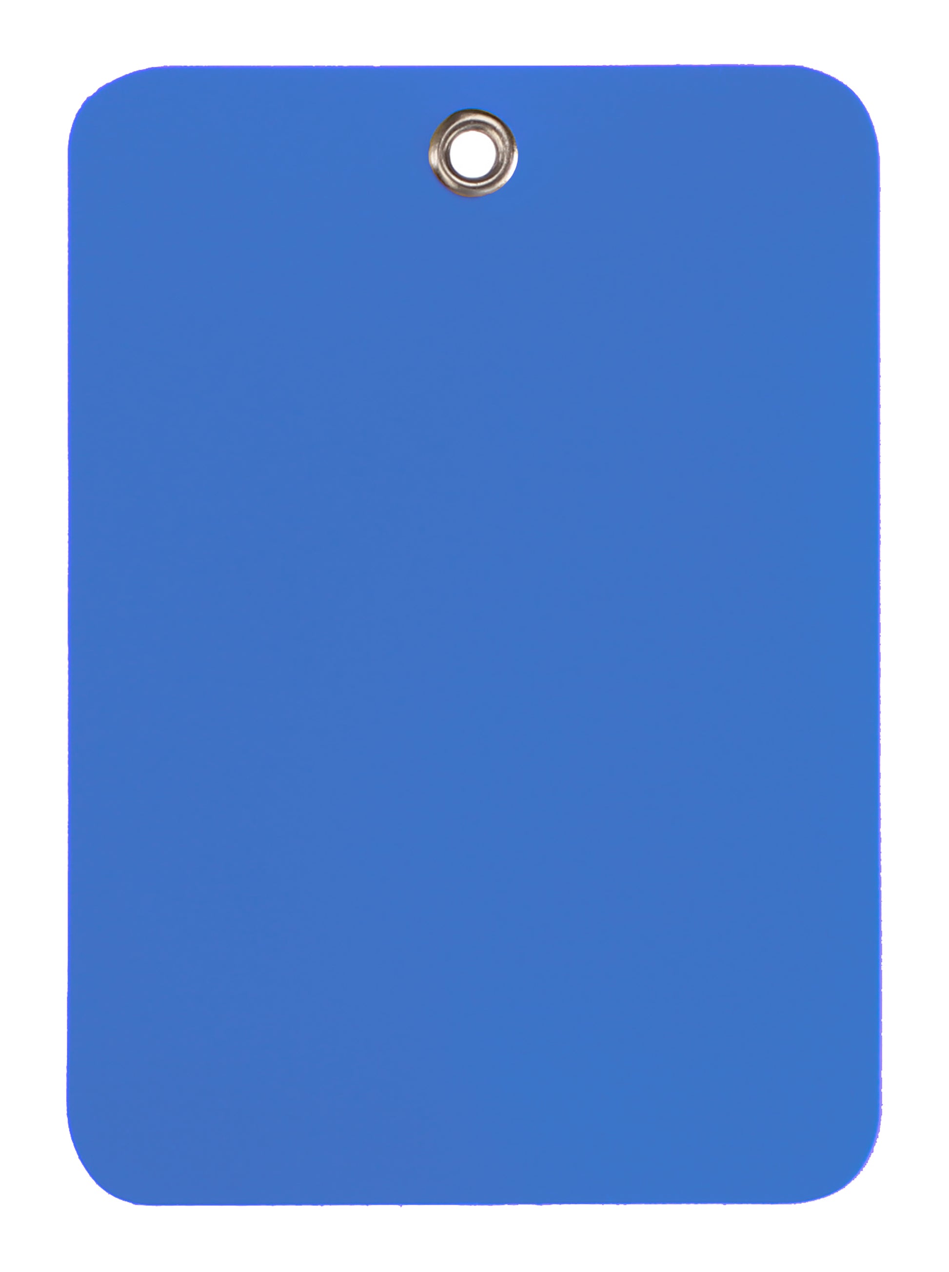 Blue Plastic Tags - 3.5" x 2.5"
