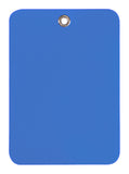 Blue Plastic Tags - 3.5" x 2.5"