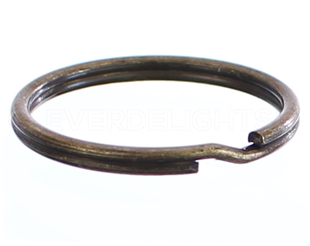 1" Key Fob Hardware Sets With Key Rings - Antique Bronze Color