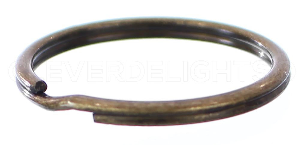 1.5" Key Fob Hardware Sets With Key Rings - Antique Bronze Color