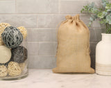 Natural Burlap Bags - 8" x 12"