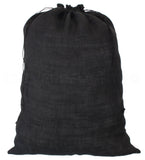 Black Burlap Bags - 18" x 24"