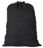 Black Burlap Bags - 18" x 24"