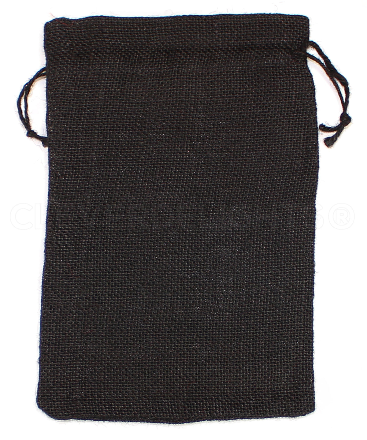 Black Burlap Bags - 8" x 12"