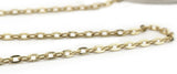 Cable Chain - 5x7mm Link - Champagne Gold Color