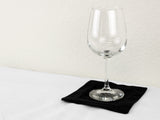 6" Cocktail Napkins - 100% Cotton Canvas - Black