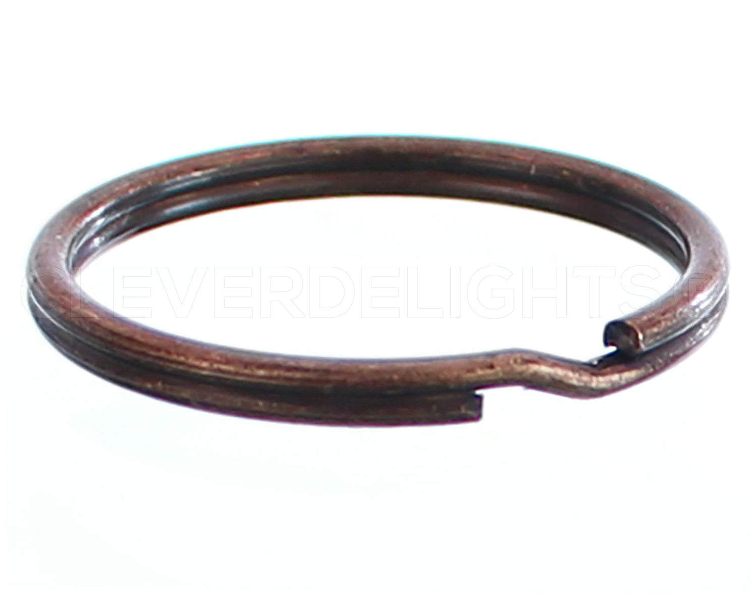 1" Key Fob Hardware Sets With Key Rings - Antique Copper Color