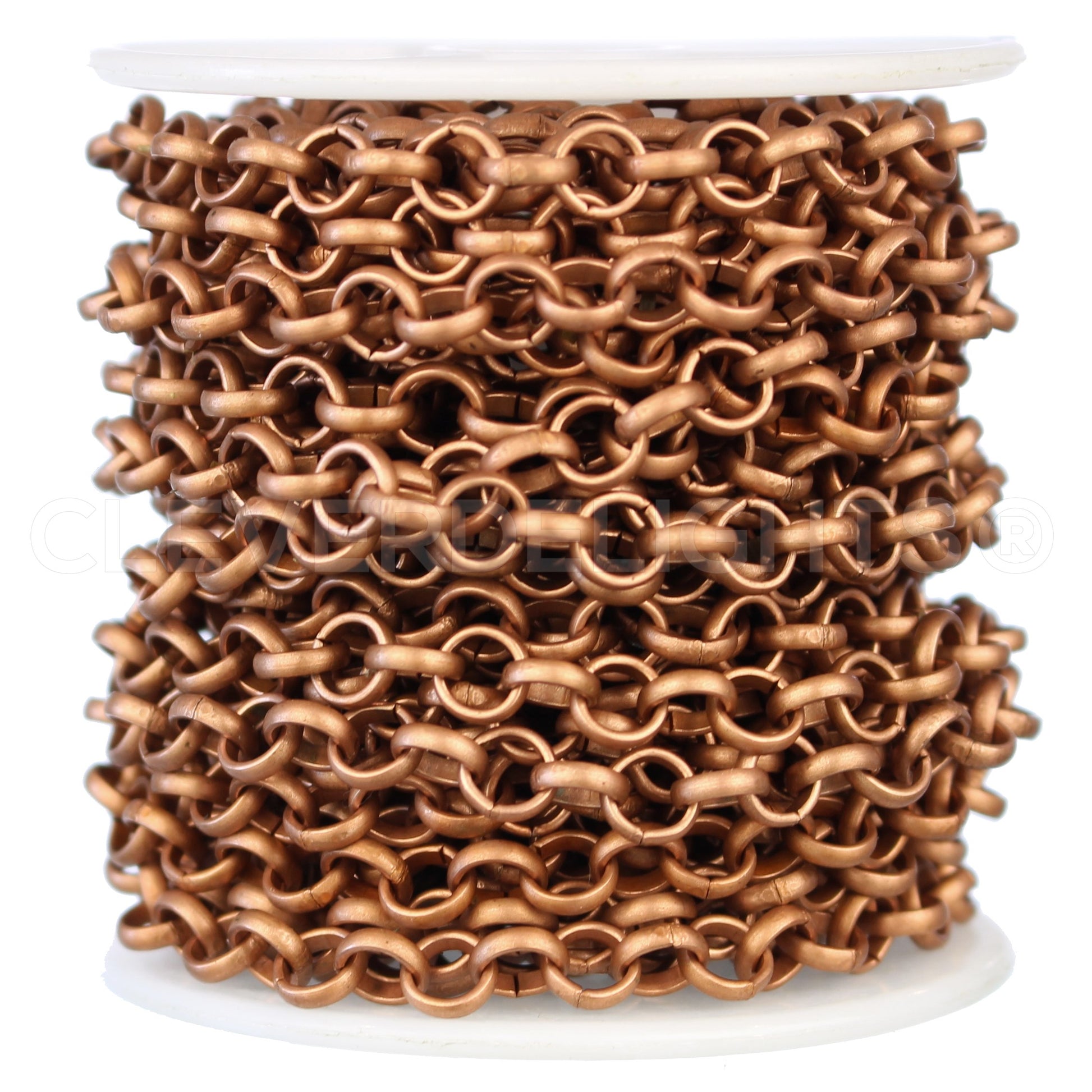 Rolo Chain - 1/4" Link - Antique Copper Color