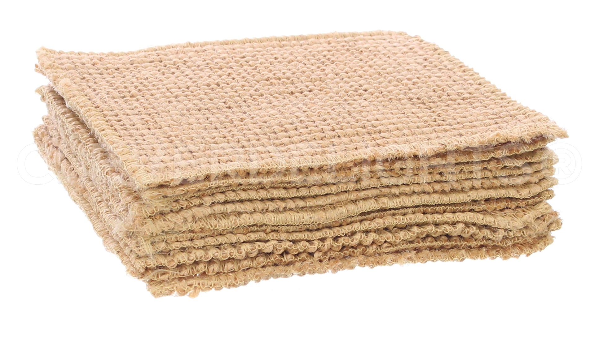 6" Dobby Weave Burlap Squares - Finished Edge