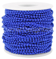 2.4mm Ball Chain - Electric Blue Color