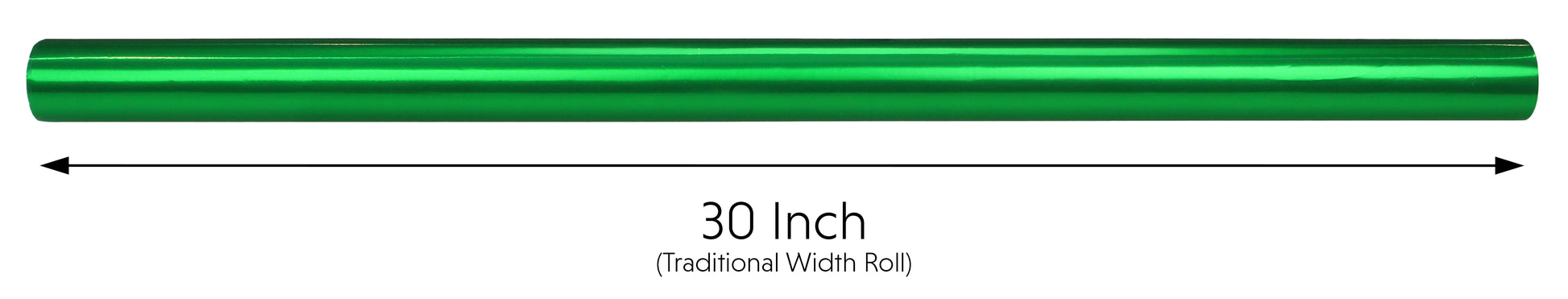 Metallic Green Gift Wrapping Paper - 30 Inch Width