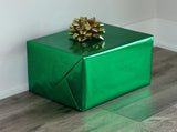 Metallic Green Gift Wrapping Paper - 30 Inch Width