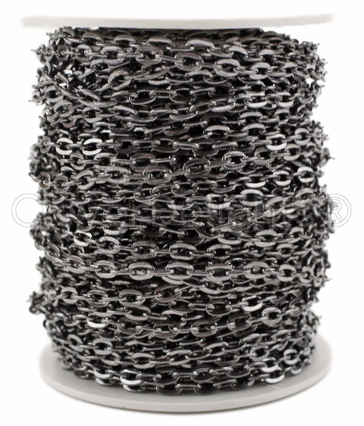 Cable Chain - 4x6mm Link - Gunmetal Color