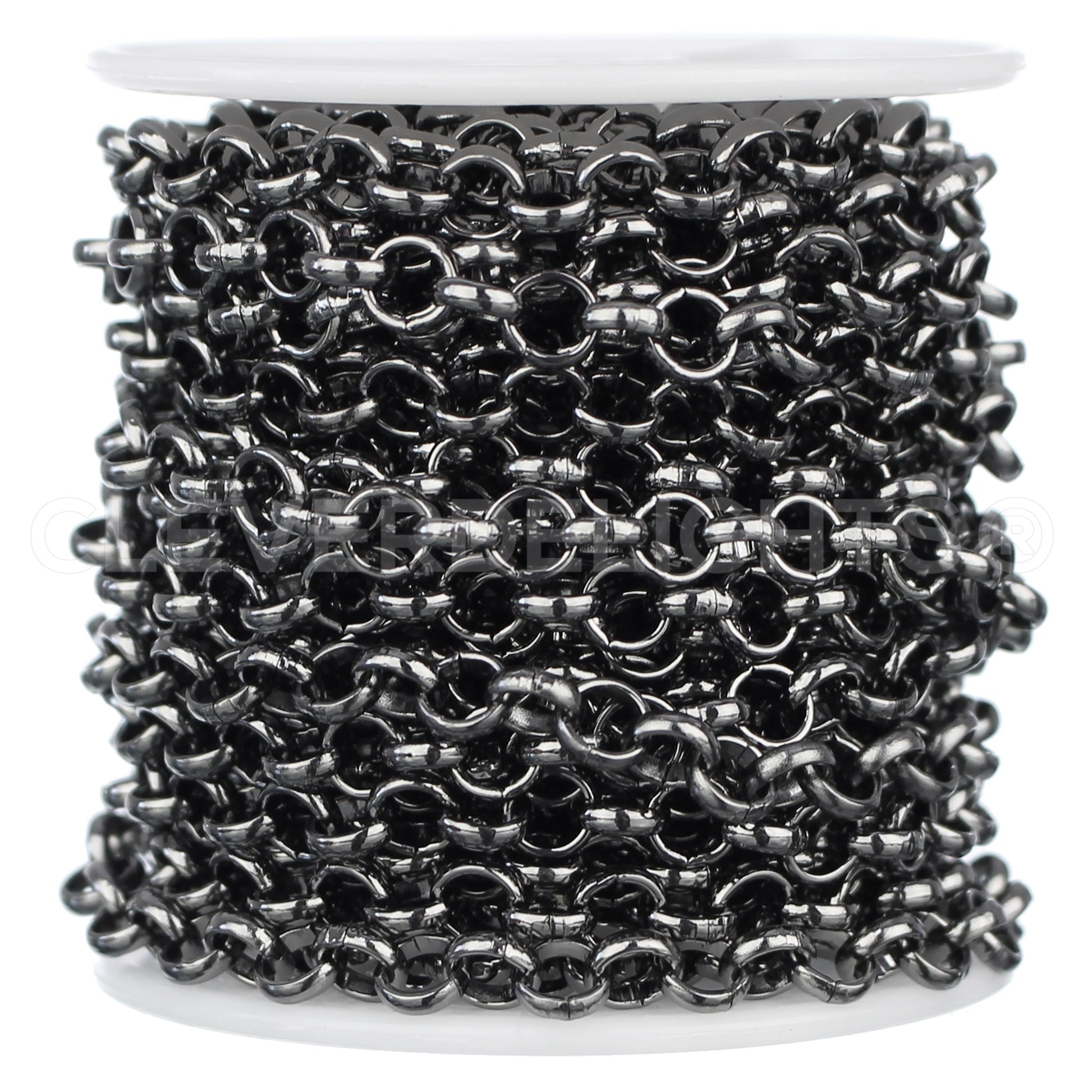 Rolo Chain - 1/4" Link - Gunmetal Color