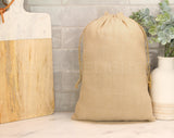 Herringbone Burlap Bags - 10" x 14"