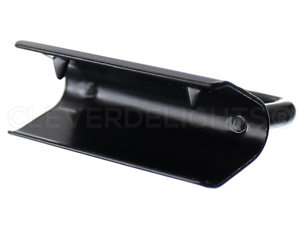 1.25" Key Fob Hardware Sets With Key Rings - Dark Black Color